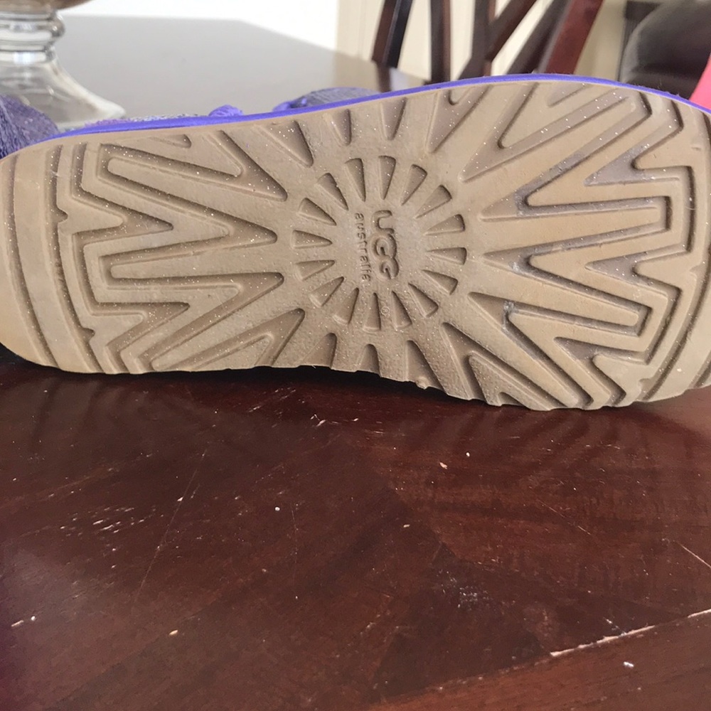 Purple Sequin Uggs - Picture 3 of 3